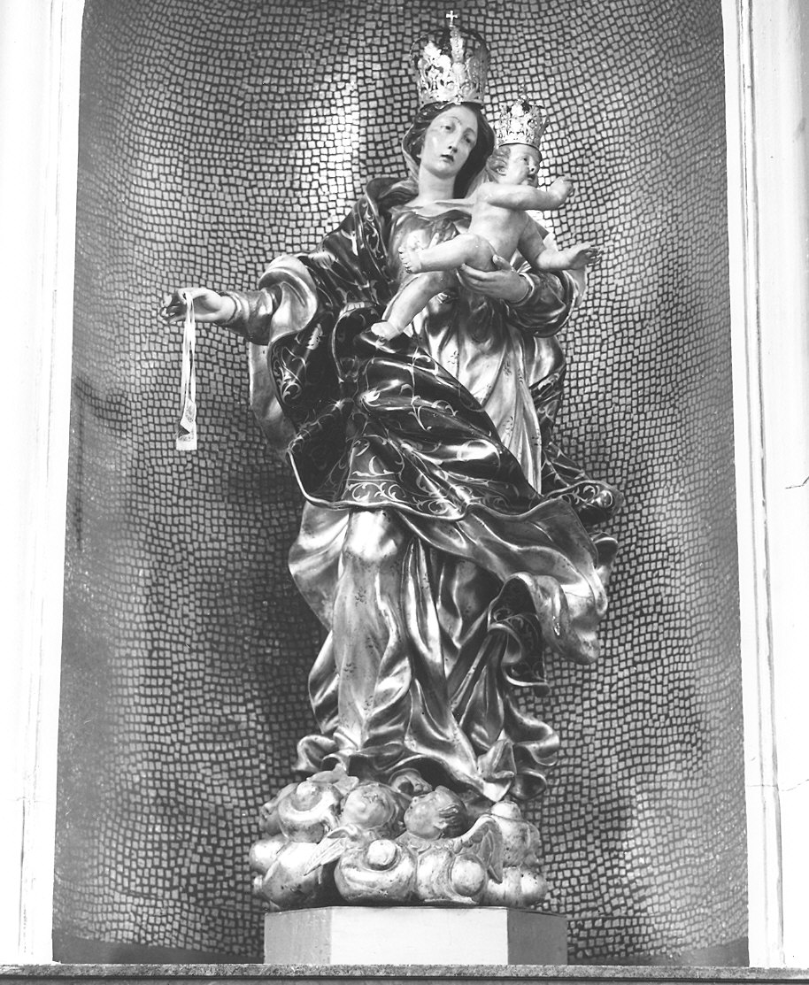 Madonna del Carmelo (statua) di Sceti Giovanni (attribuito) (inizio sec. XVIII)
