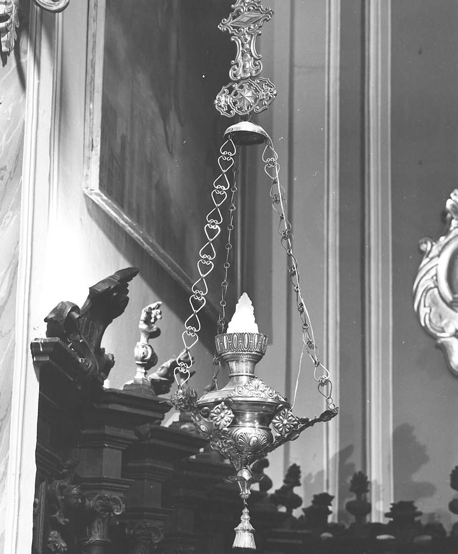 lampada pensile, serie - bottega piacentina (sec. XIX)