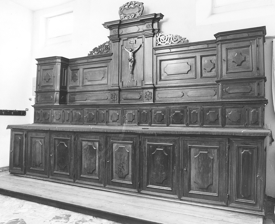 credenzone - bottega piacentina (seconda metà sec. XVII)