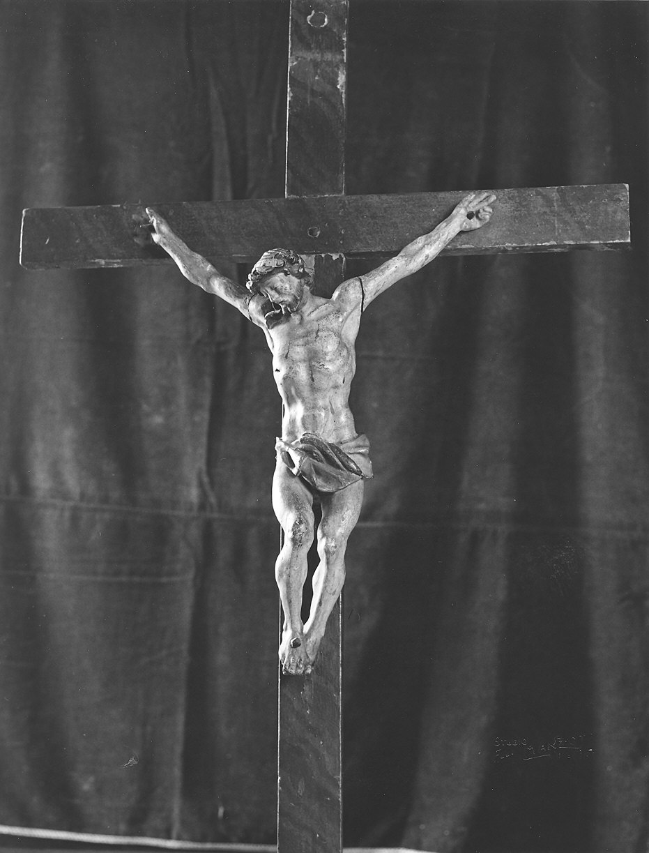 crocifisso - bottega piacentina (fine/inizio secc. XVII/ XVIII)