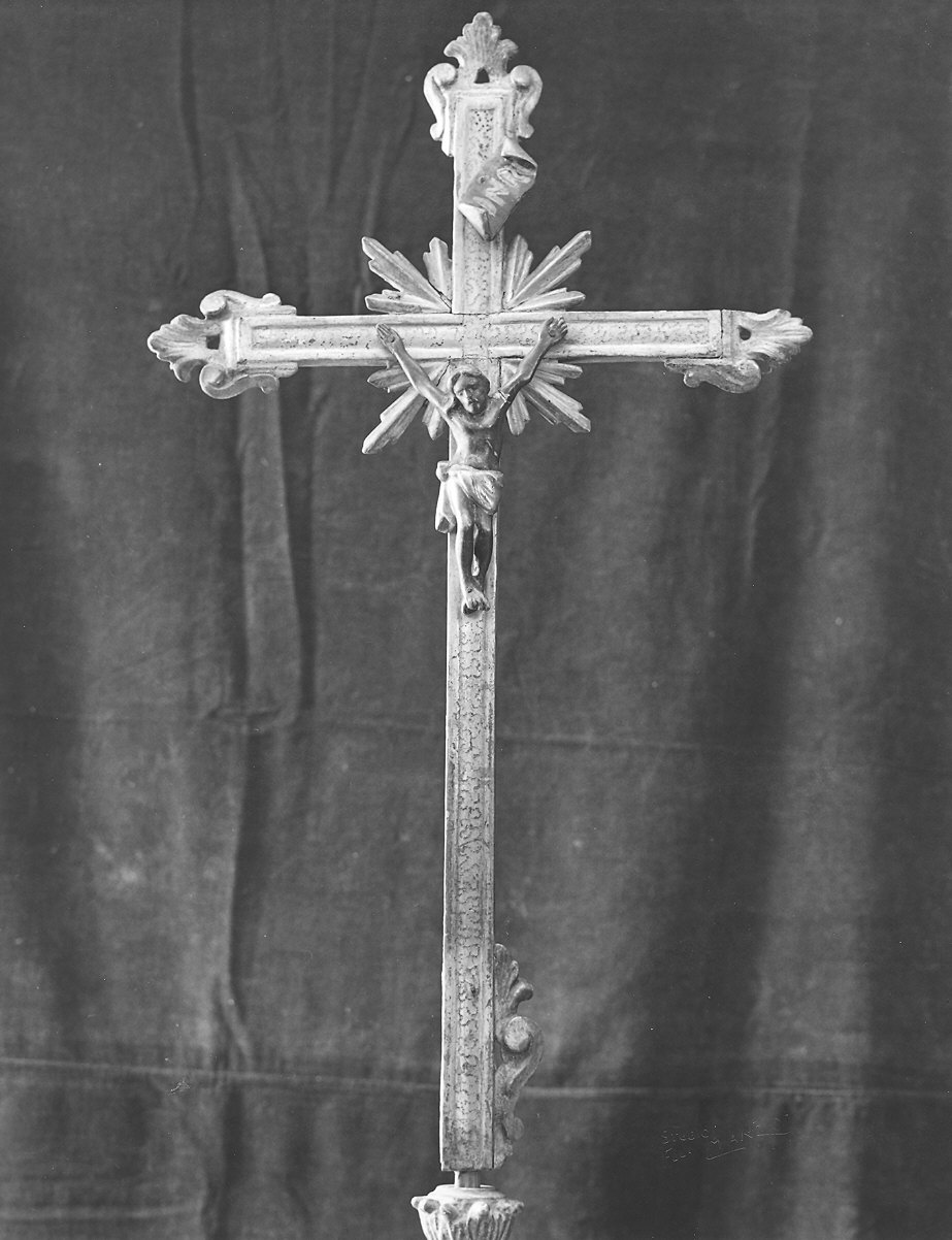 croce d'altare - bottega piacentina (sec. XVIII)