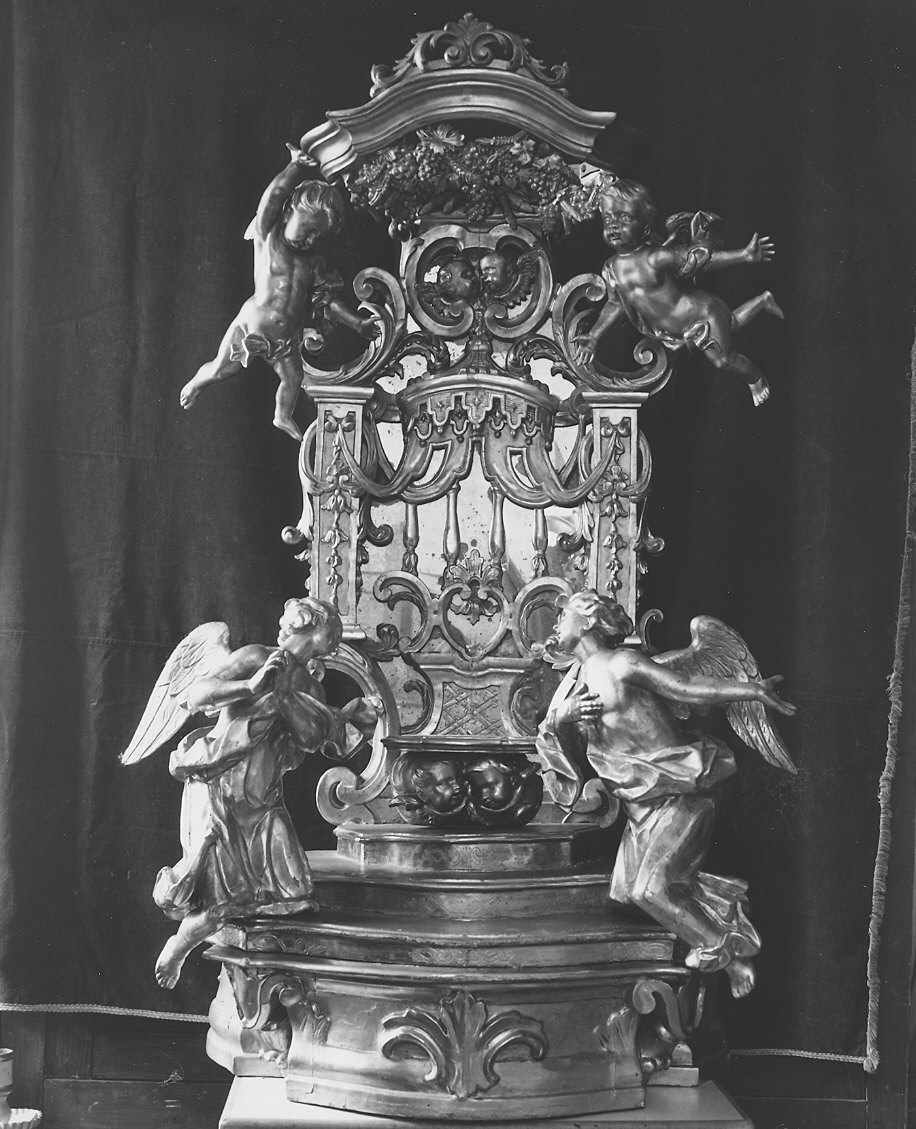 trono per esposizione eucaristica - bottega piacentina (sec. XVIII)