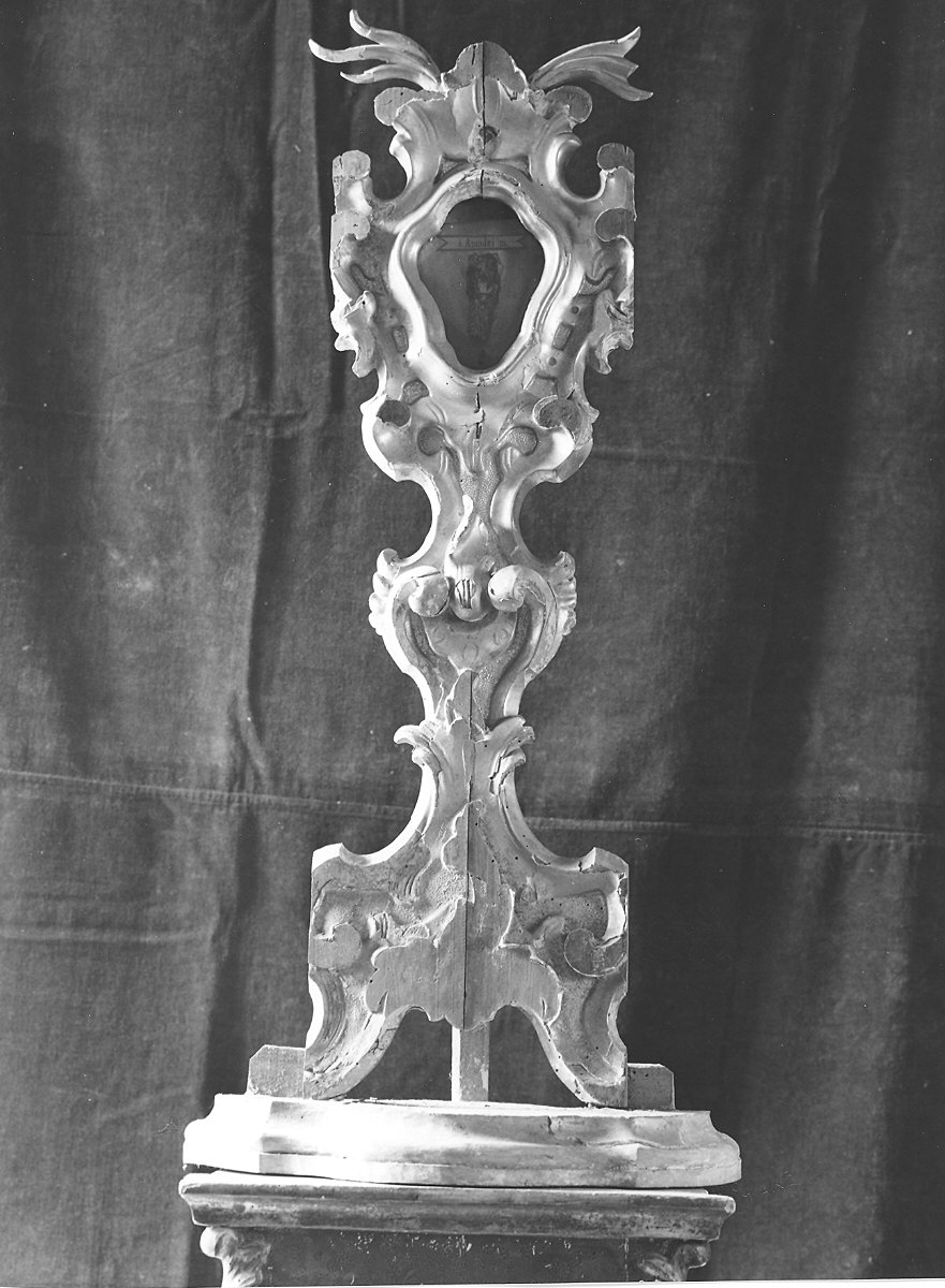 reliquiario - a ostensorio, serie - bottega piacentina (sec. XVIII)