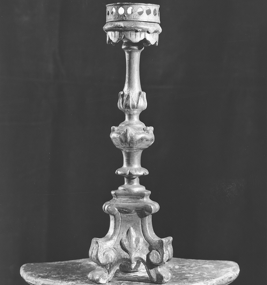 candeliere, serie - bottega piacentina (sec. XVIII)