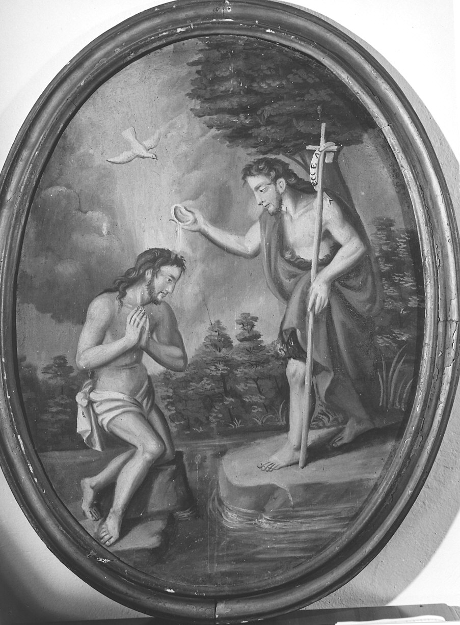 battesimo di Cristo (dipinto) - ambito piacentino (sec. XIX)