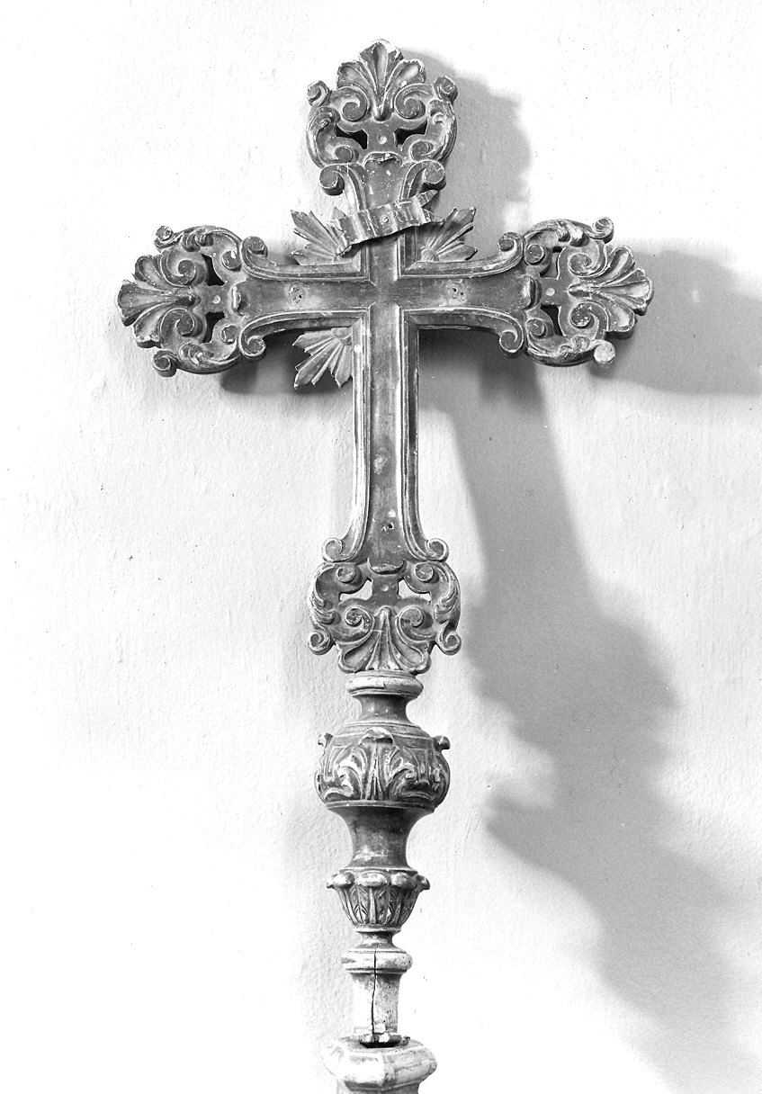 croce processionale - bottega piacentina (inizio sec. XIX)