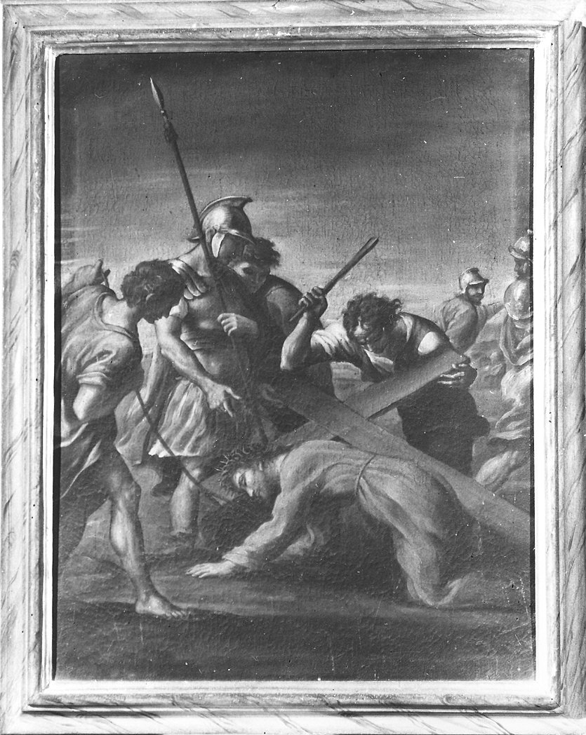 stazioni della via crucis (dipinto, ciclo) - ambito emiliano (sec. XVIII)