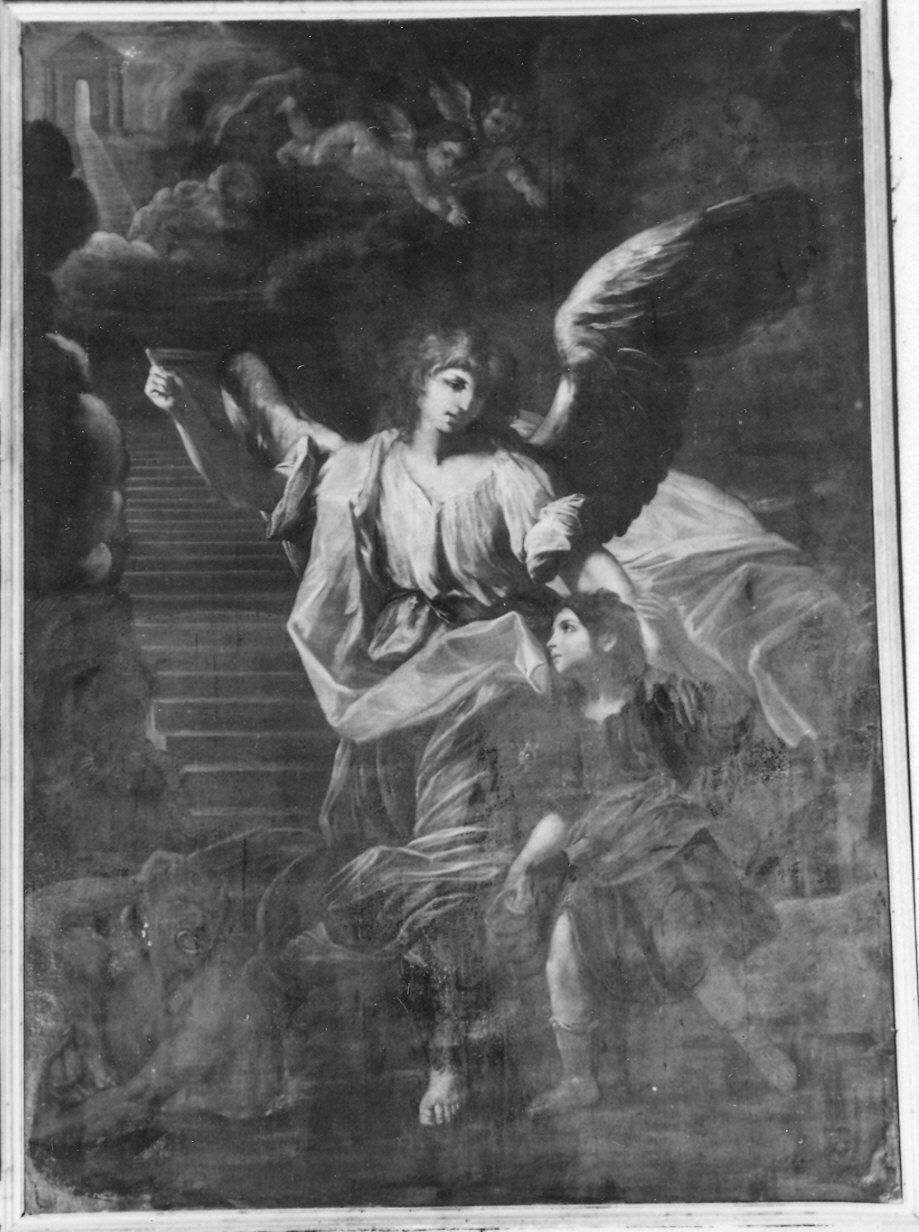 angelo custode (dipinto) - ambito piacentino (seconda metà sec. XVII)