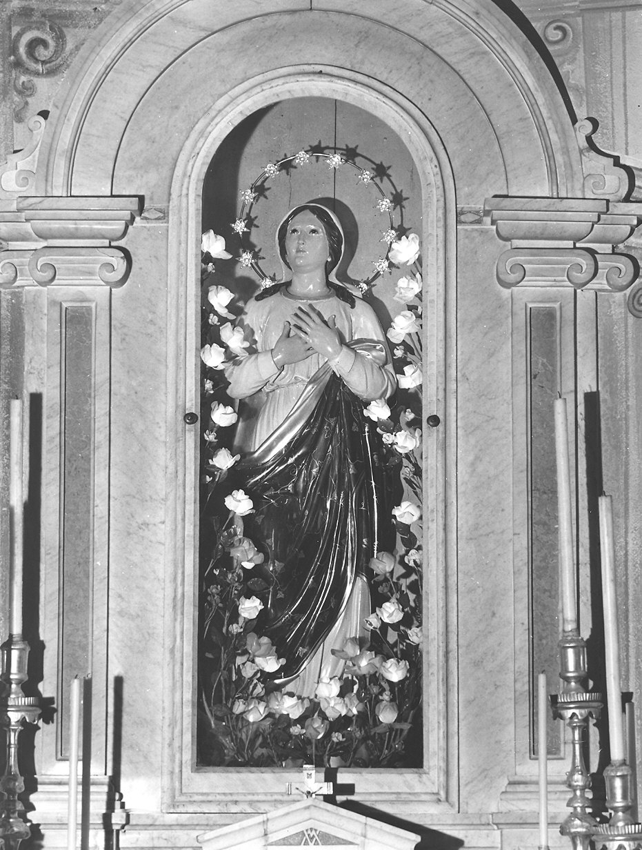 Madonna Immacolata (scultura) - bottega piacentina (sec. XIX)