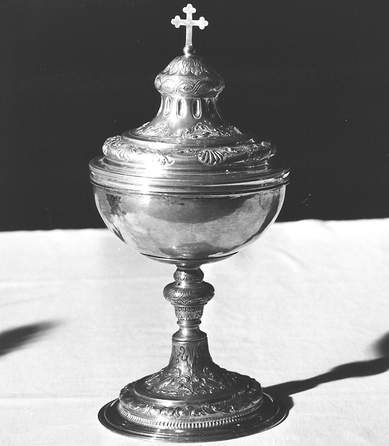 pisside - bottega piacentina (ultimo quarto sec. XVIII)