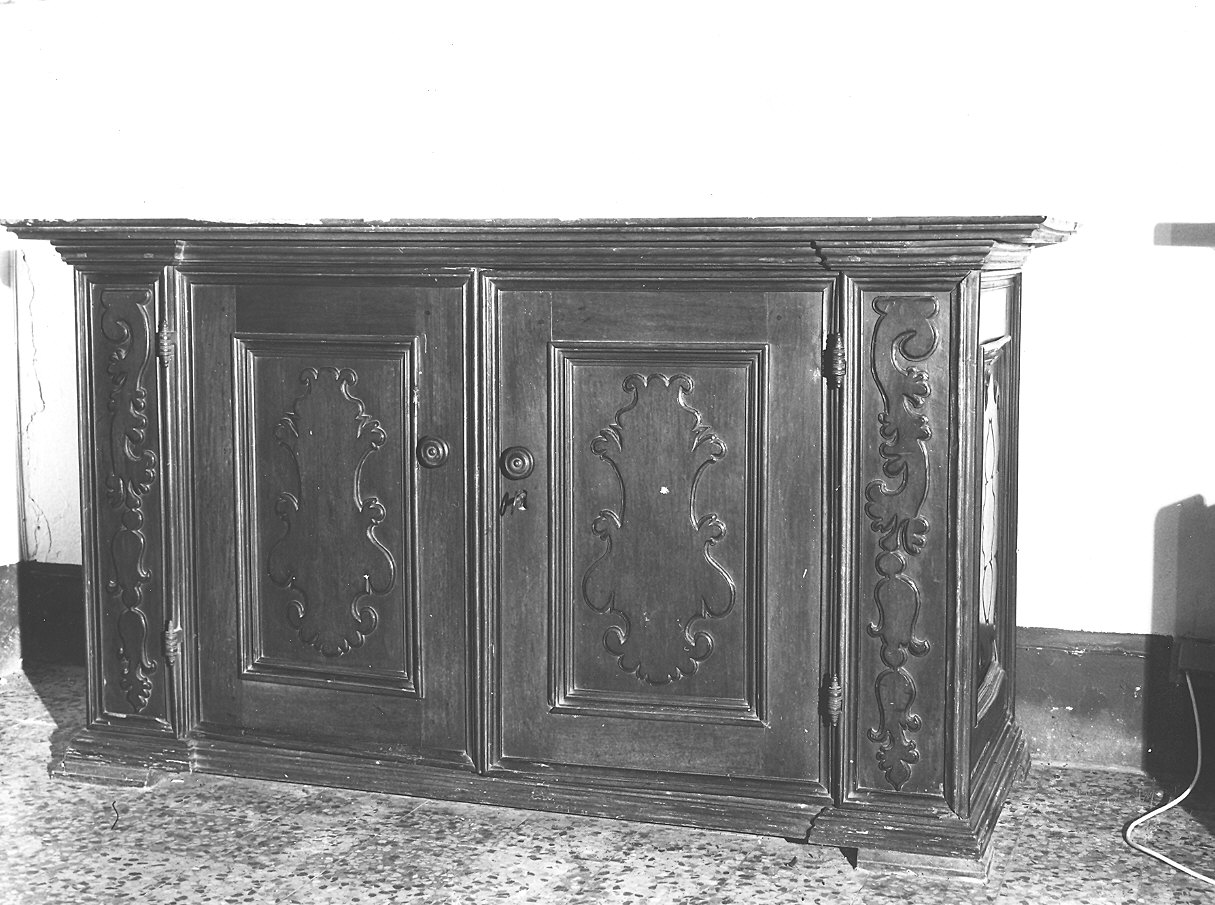 credenza - bottega piacentina (fine sec. XVII)