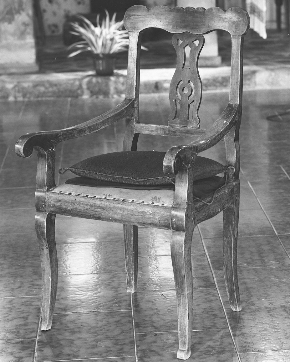 poltrona - bottega piacentina (sec. XIX)