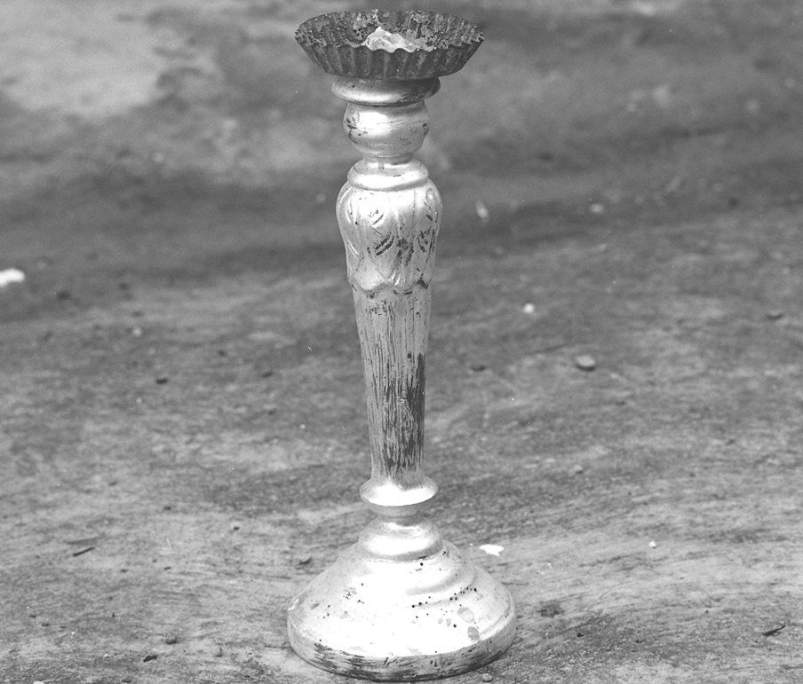 candeliere, coppia - bottega piacentina (fine/inizio secc. XVIII/ XIX)