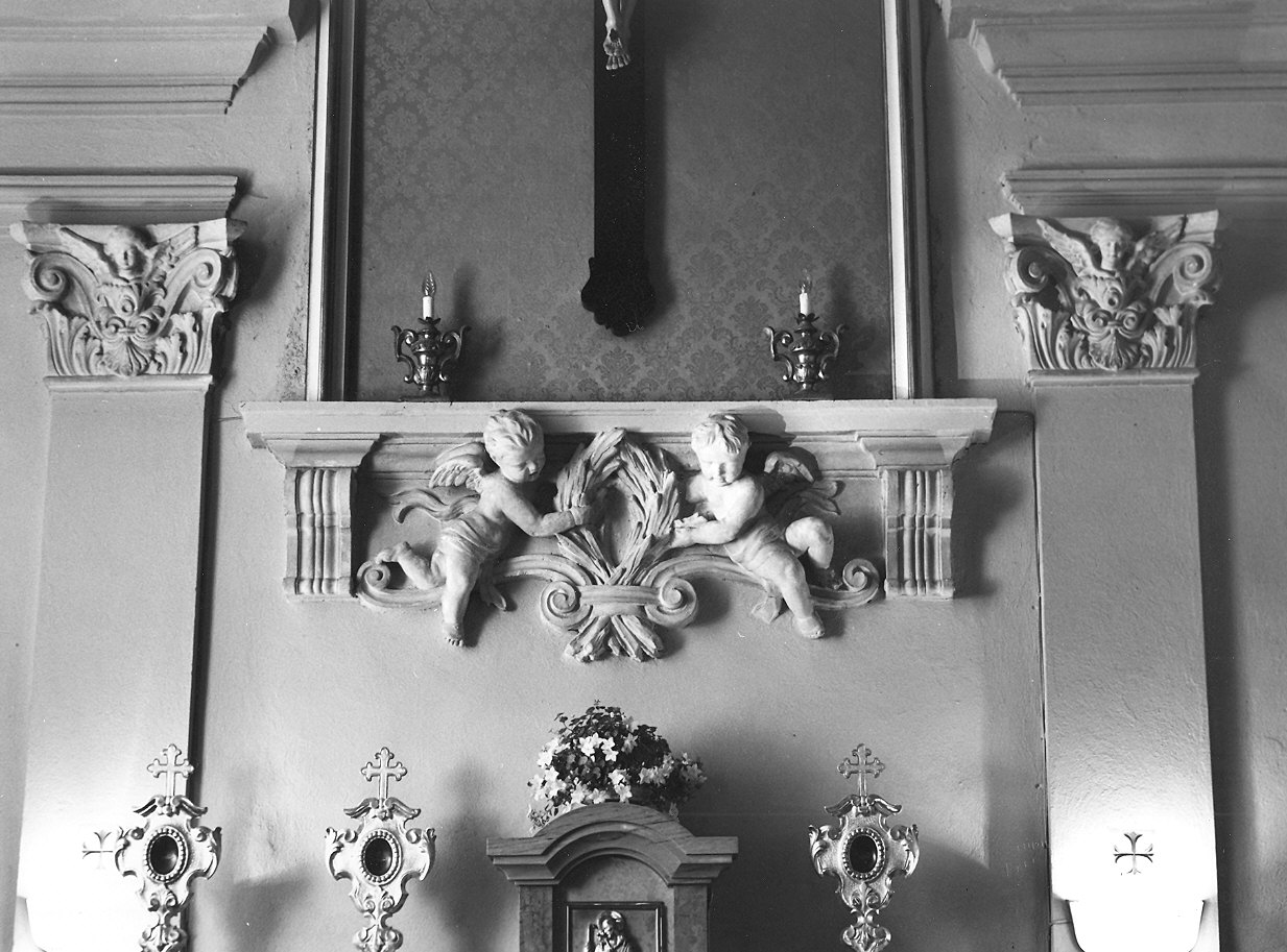 mensola architettonica - bottega piacentina (sec. XVIII)