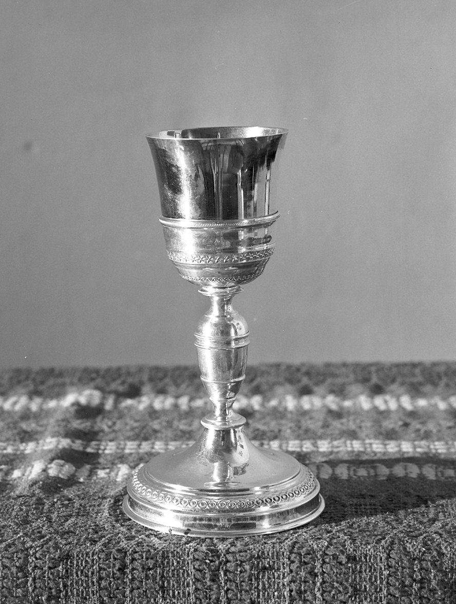 calice - bottega piacentina (fine/inizio secc. XIX/ XX)