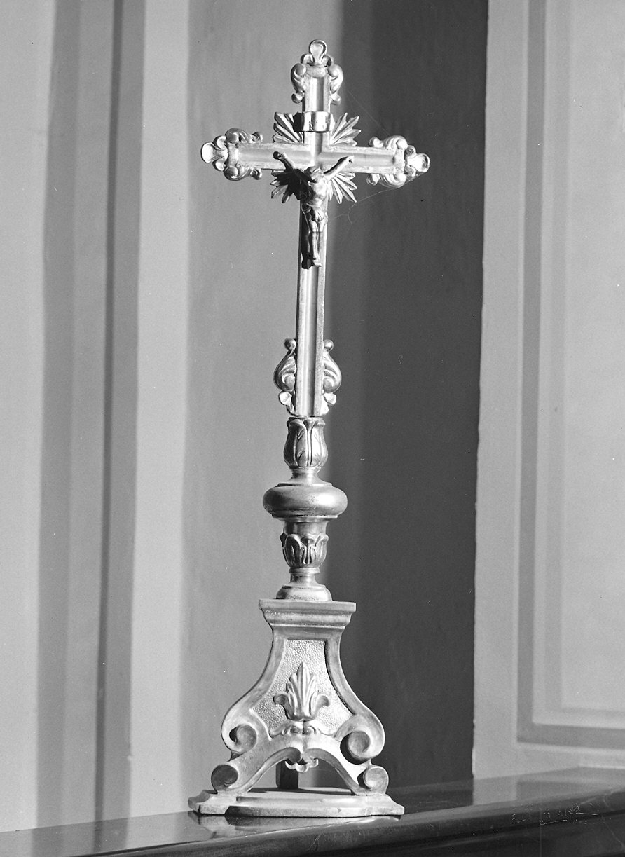 croce d'altare - bottega piacentina (sec. XIX)