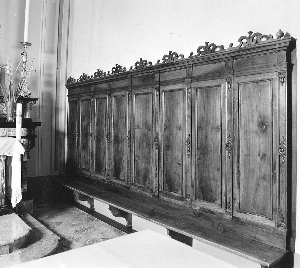 stalli del coro - bottega piacentina (metà sec. XIX)