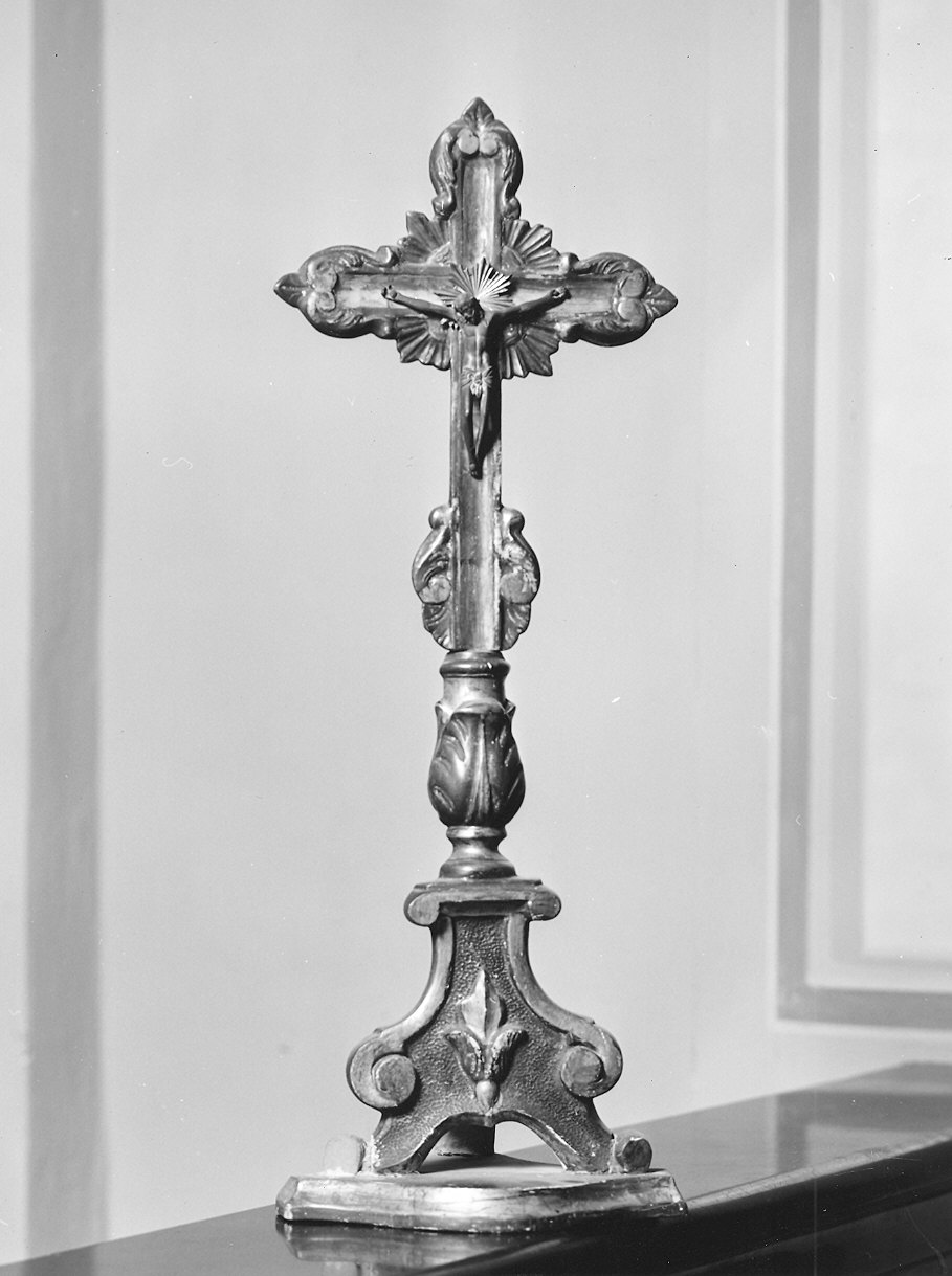 croce d'altare - bottega piacentina (prima metà sec. XIX)