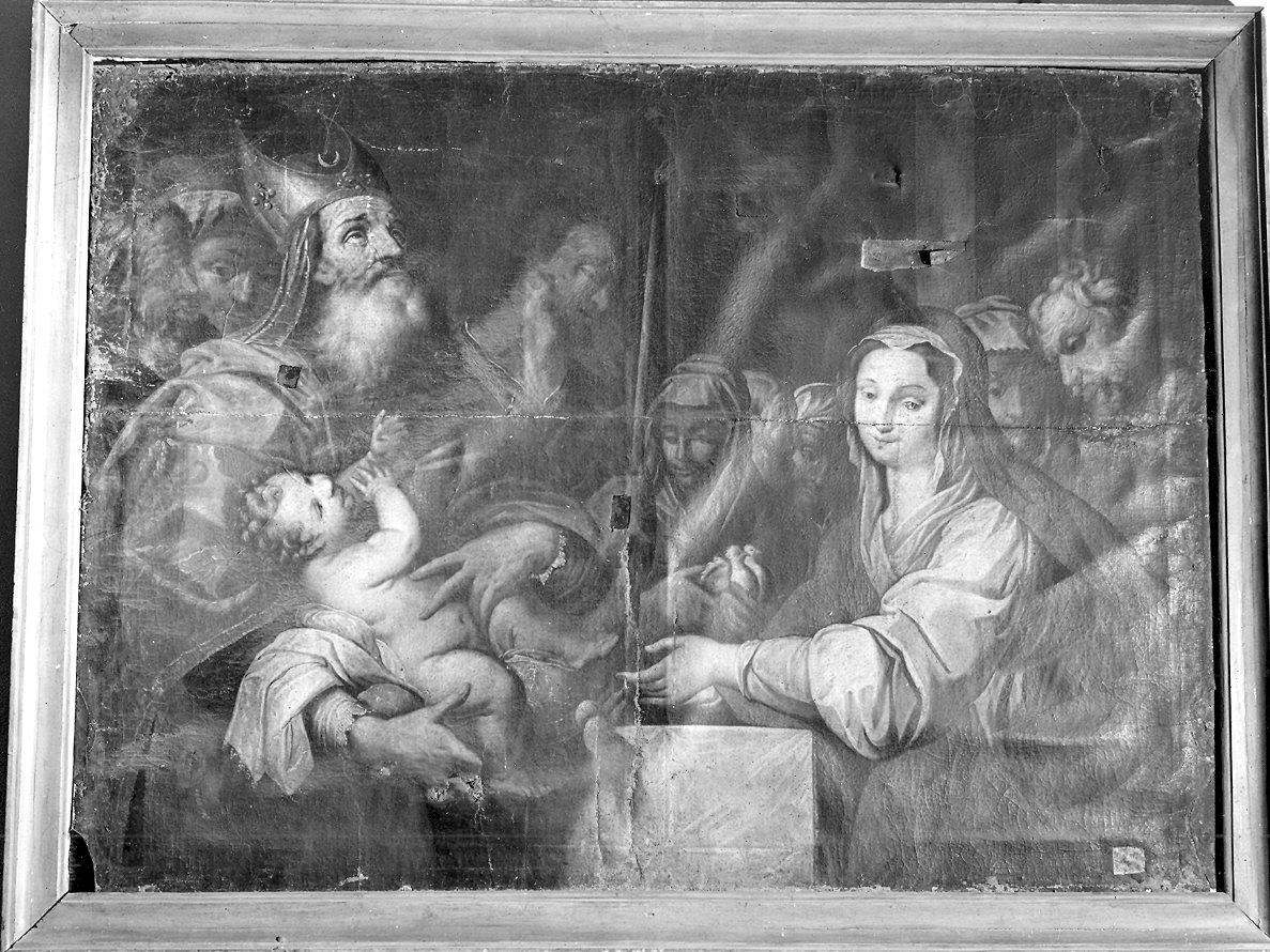 presentazione di Gesù al tempio (dipinto) - ambito emiliano (sec. XVII)