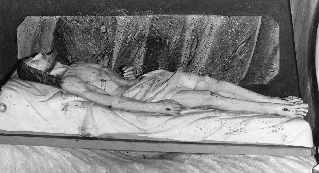 Cristo morto (statua) di Chiusa Gianmaria (fine sec. XVIII)