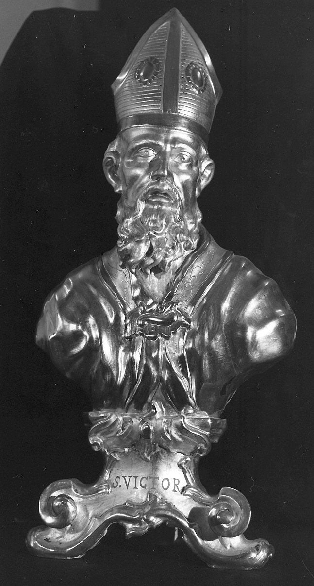 San Vittore (reliquiario - a busto, serie) - bottega piacentina (sec. XVIII)