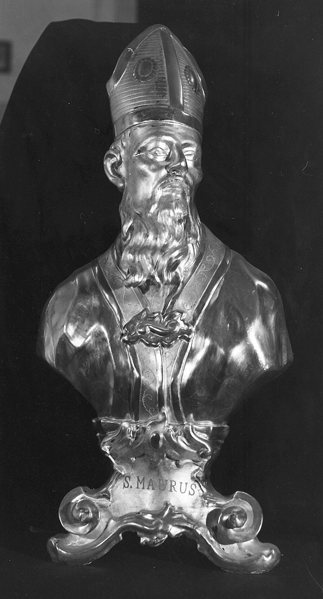 San Mauro (reliquiario - a busto) - bottega piacentina (sec. XVIII)