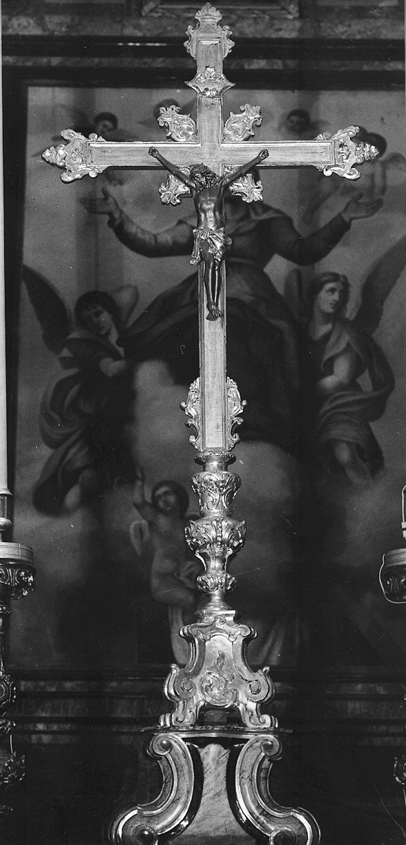 croce d'altare - bottega piacentina (seconda metà sec. XVIII)