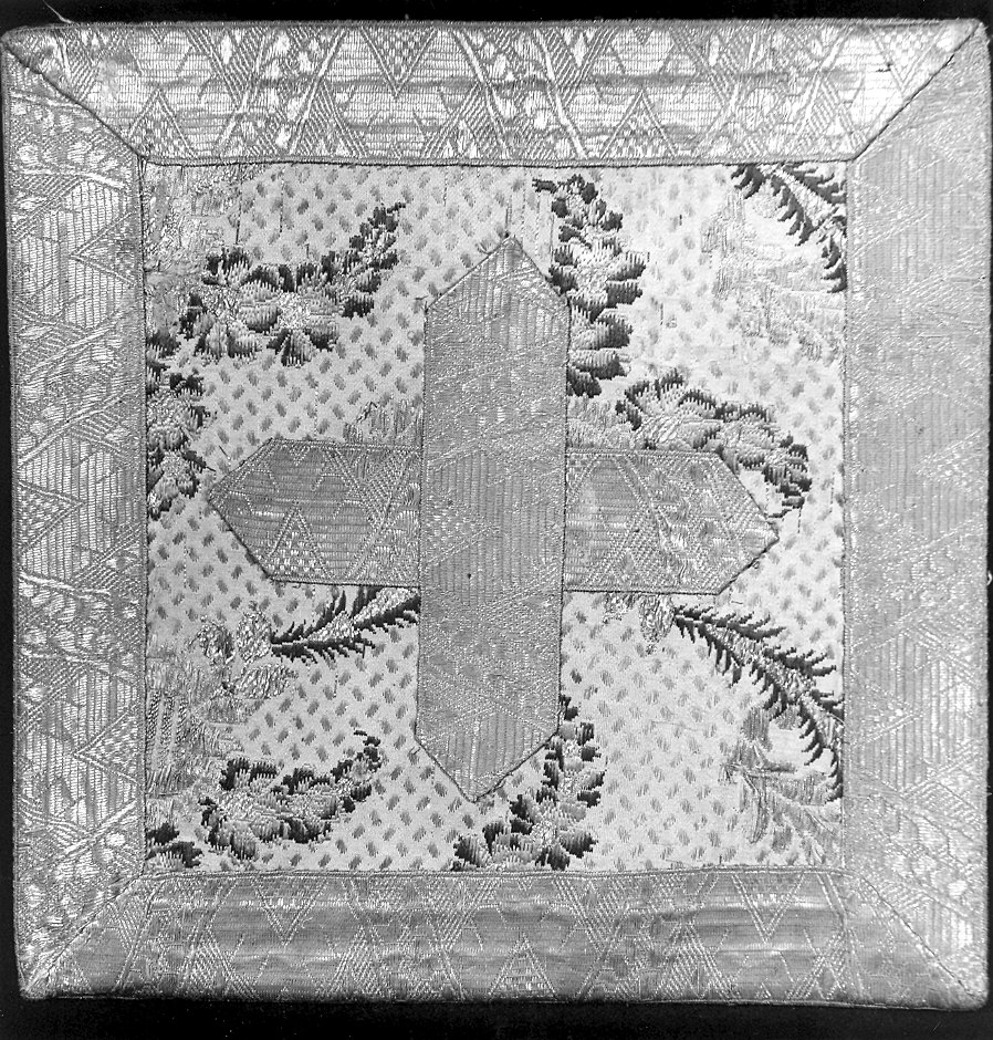 borsa del corporale - manifattura emiliana (seconda metà sec. XVIII)