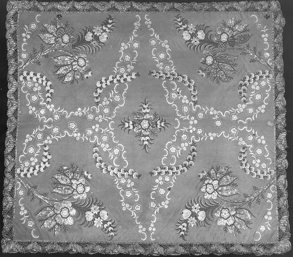 velo di calice - manifattura emiliana (fine/inizio secc. XVIII/ XIX)