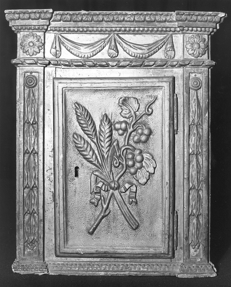tabernacolo - bottega piacentina (fine/inizio secc. XVIII/ XIX)