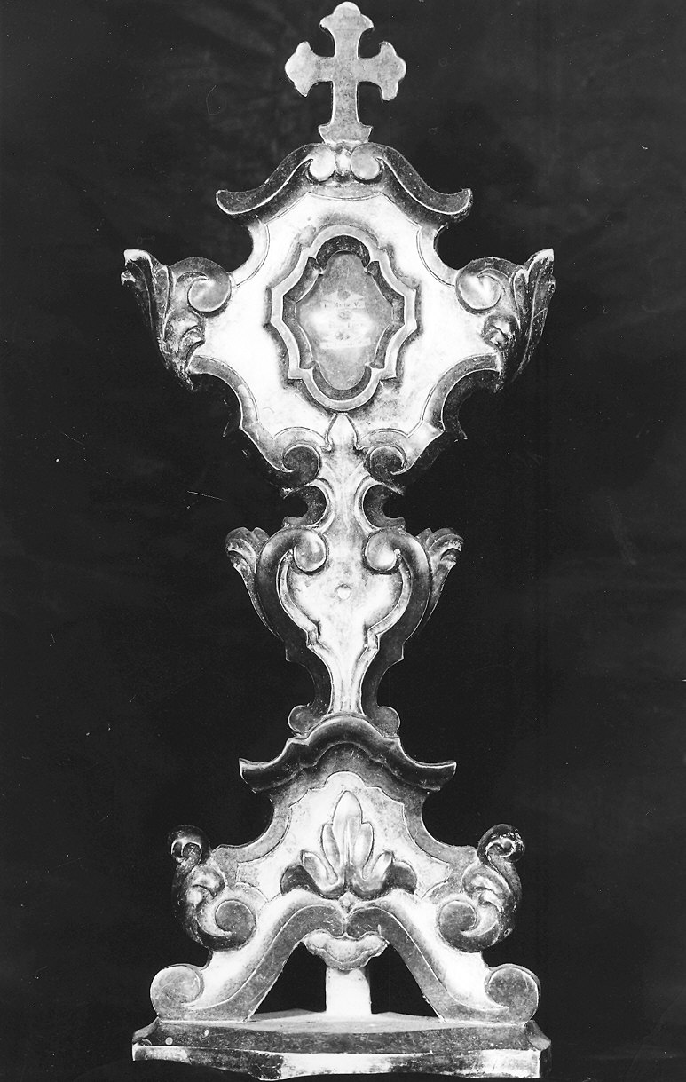 reliquiario - a ostensorio - bottega piacentina (ultimo quarto sec. XVIII)