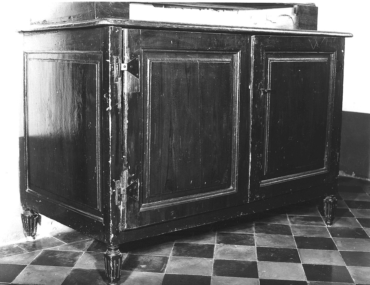 credenzone - bottega piacentina (fine sec. XVIII)