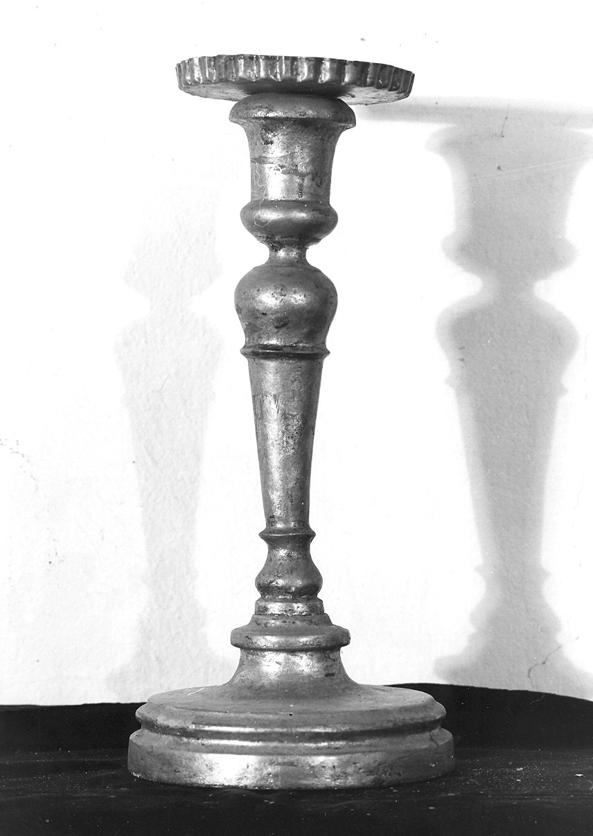 candeliere - bottega piacentina (prima metà sec. XIX)