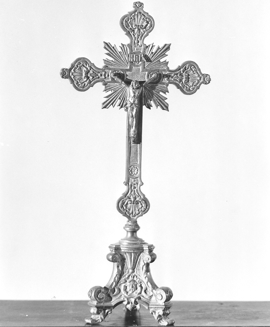 croce d'altare - bottega piacentina (sec. XIX)