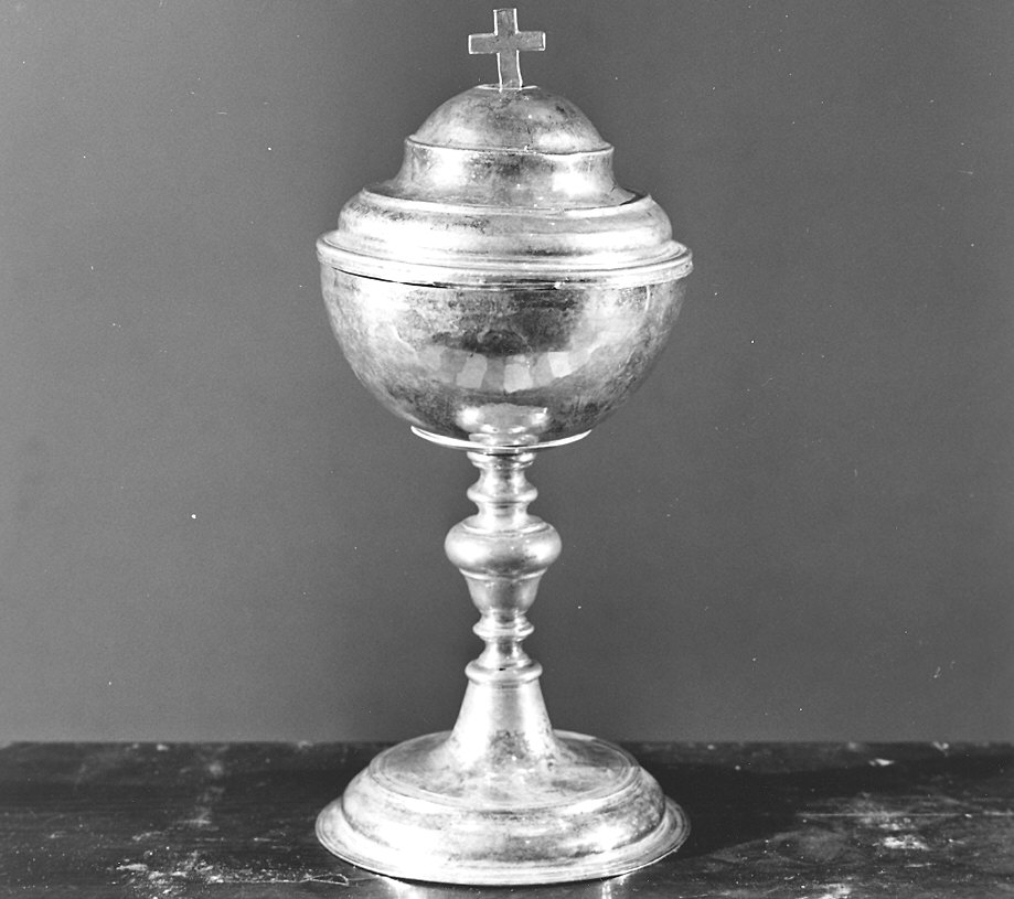 pisside - bottega piacentina (sec. XIX)