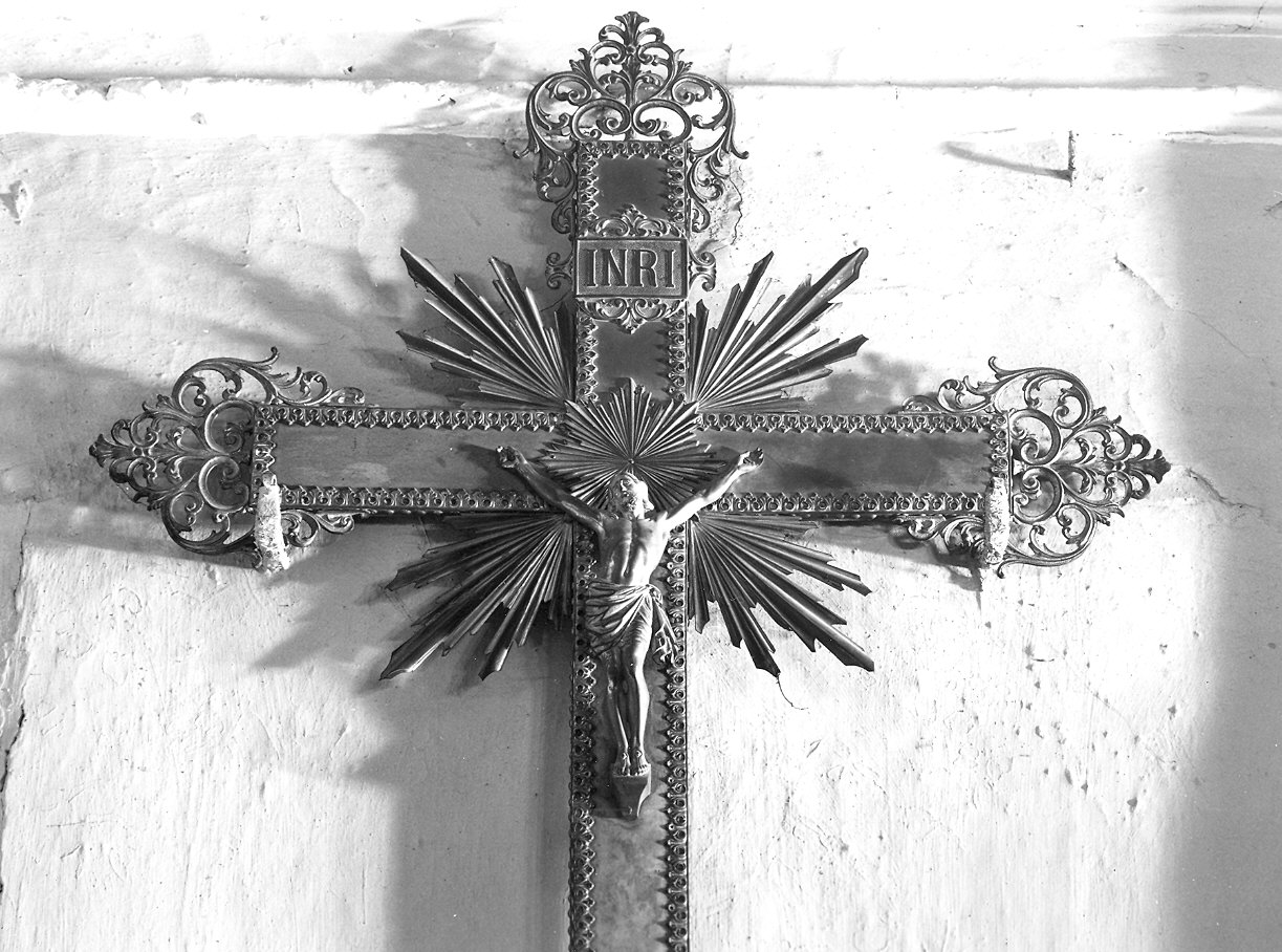 croce processionale - bottega piacentina (fine sec. XIX)