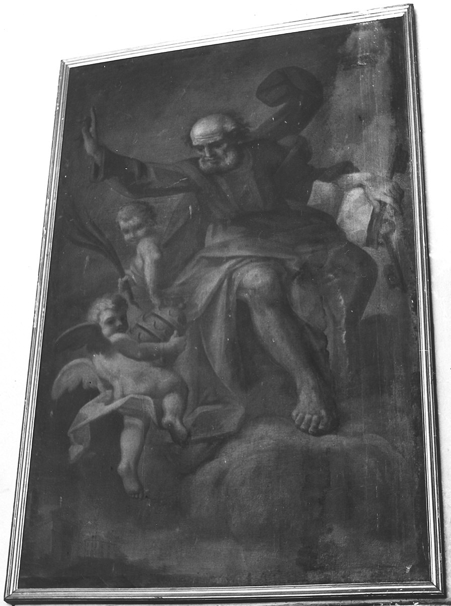 San Pietro e due angeli (dipinto) - ambito piacentino (fine sec. XVII)