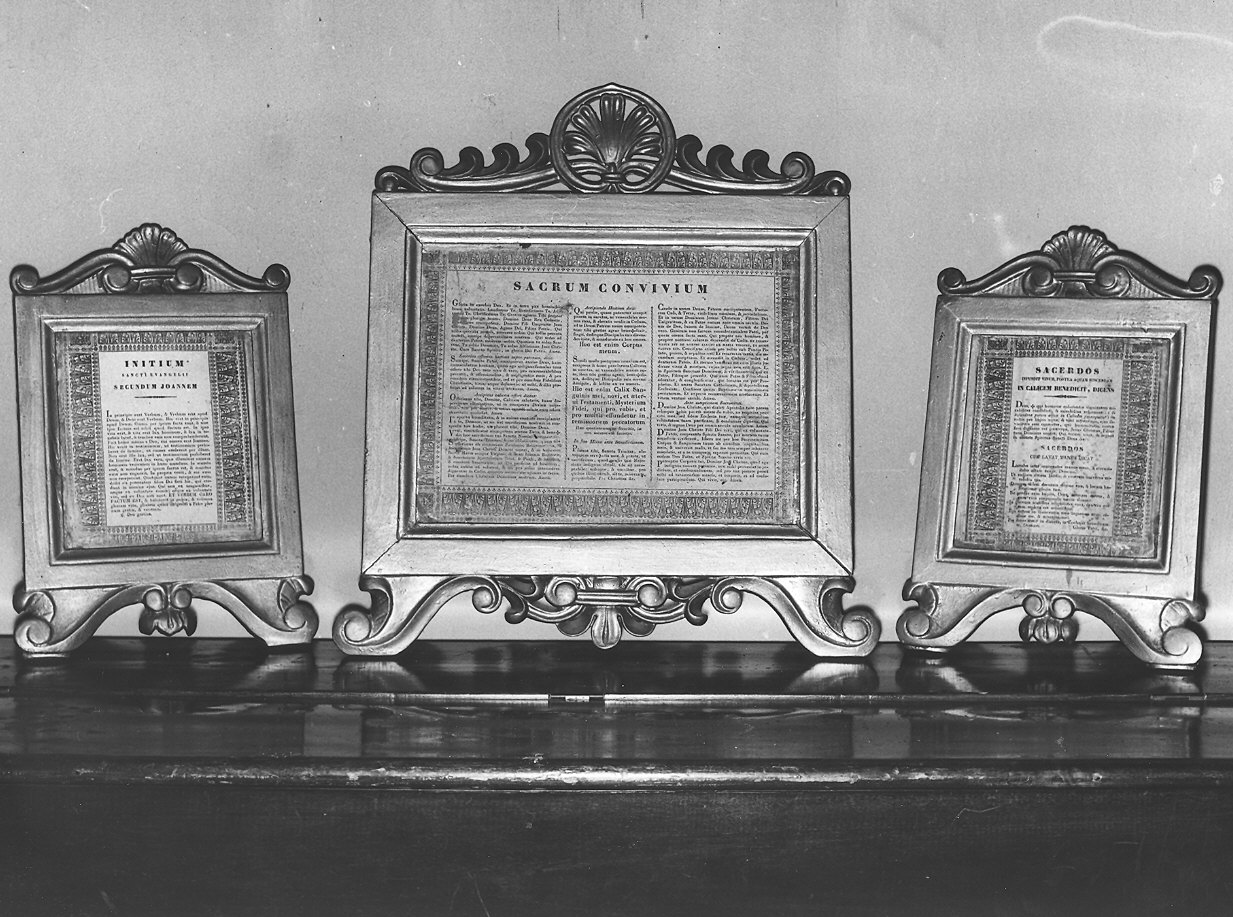 cartagloria architettonica, serie - bottega piacentina (sec. XIX)