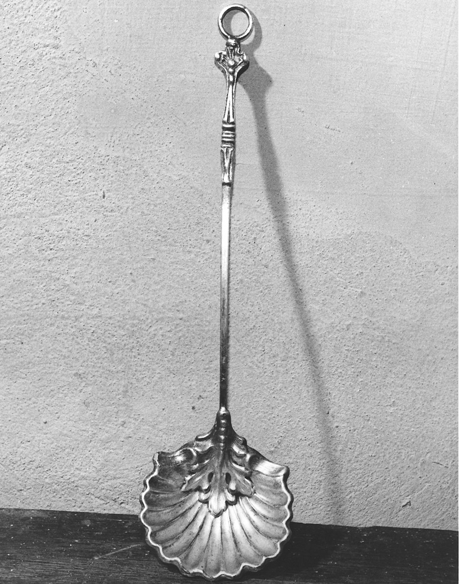 cucchiaio battesimale - bottega piacentina (sec. XIX)