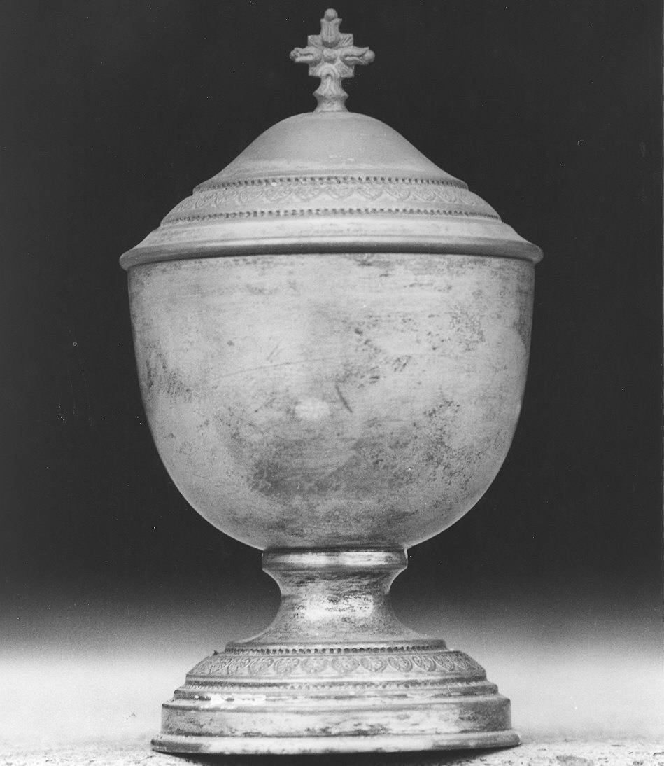 pisside - bottega piacentina (sec. XIX)