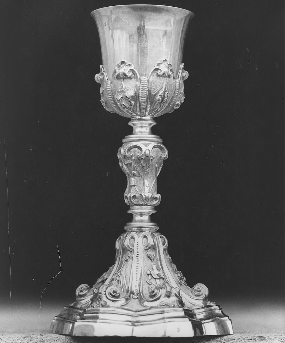 calice - bottega piacentina (sec. XIX)