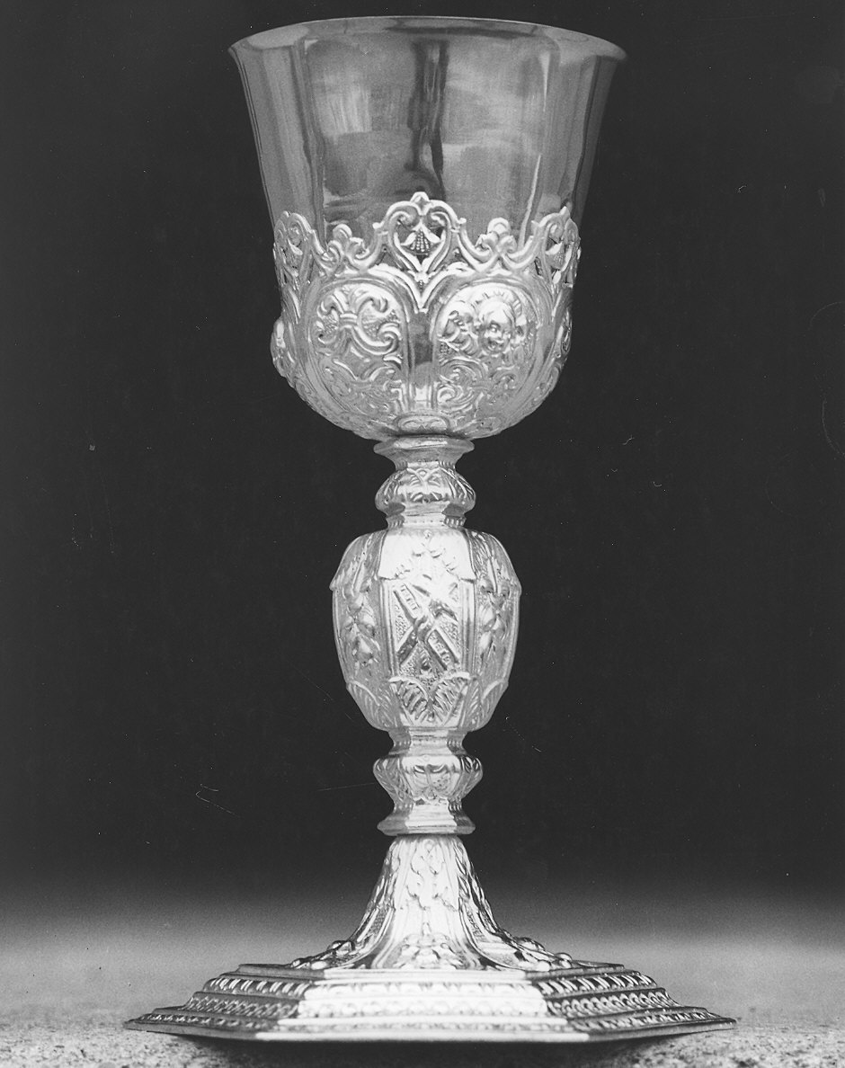 calice - bottega piacentina (sec. XIX)