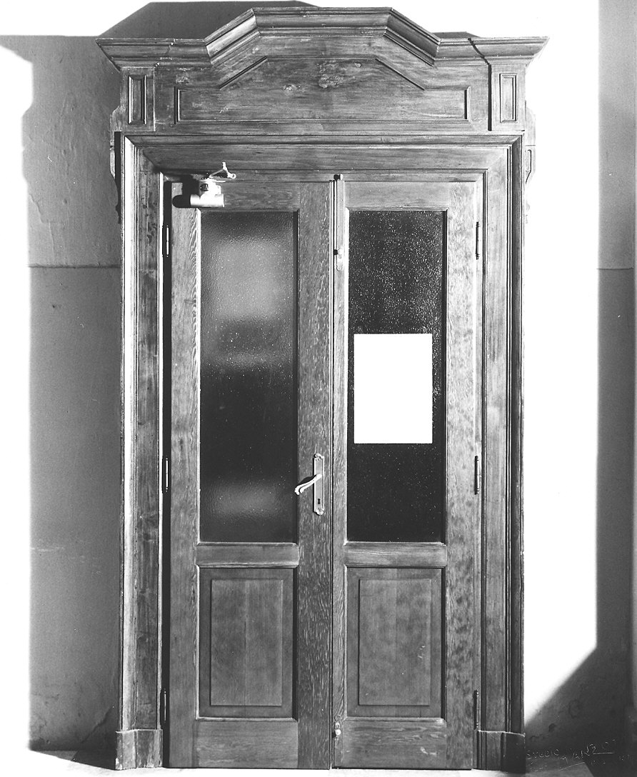 bussola d'ingresso, serie - bottega piacentina (fine/inizio secc. XIX/ XX)