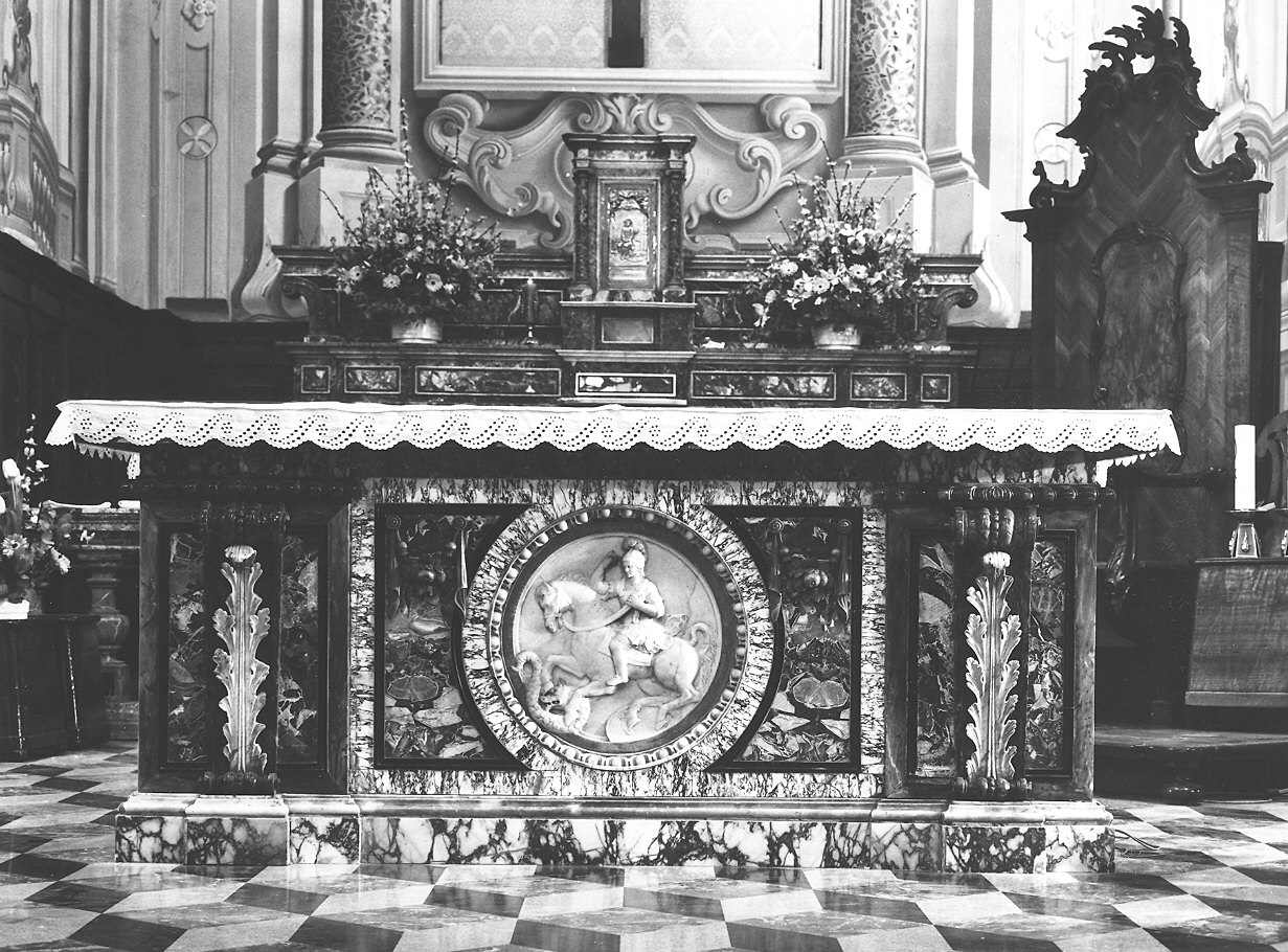 mensa d'altare - bottega piacentina (sec. XVIII)