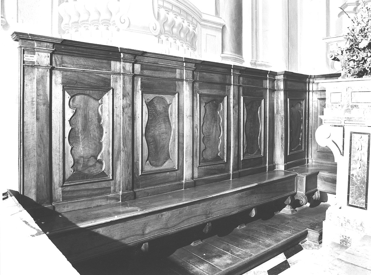 stalli del coro di Colombini Michele (seconda metà sec. XVIII)
