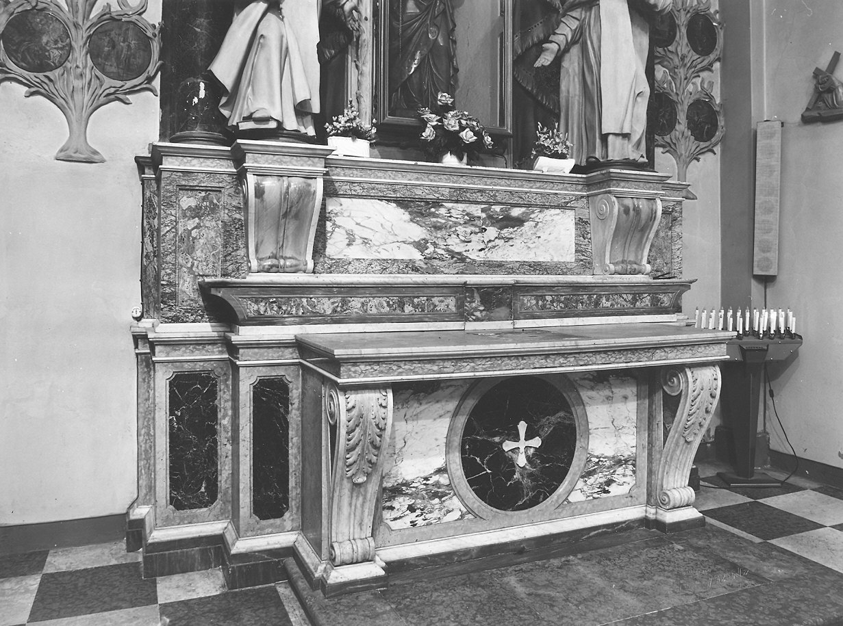 mensa d'altare - bottega piacentina (sec. XVIII)