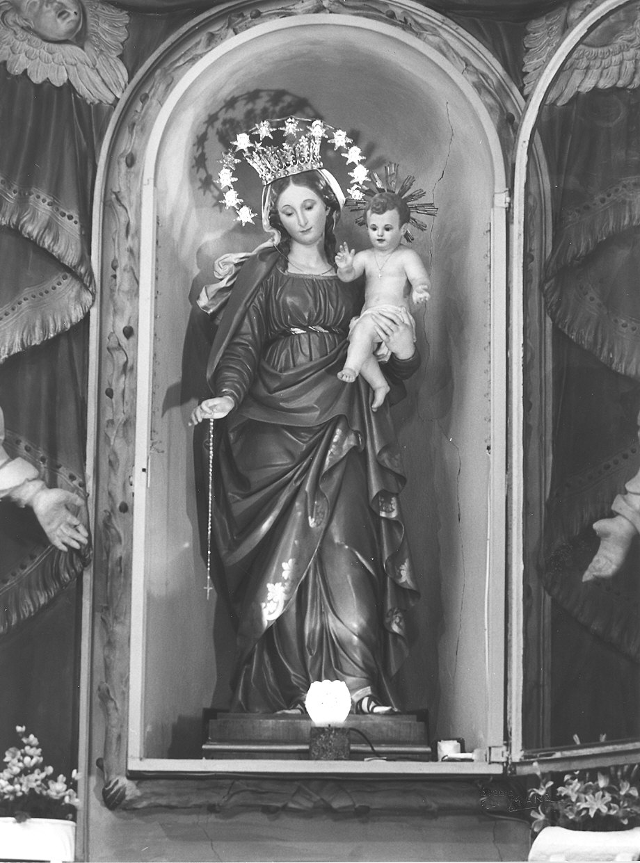 Madonna con Bambino (statua) - bottega piacentina (prima metà sec. XIX)