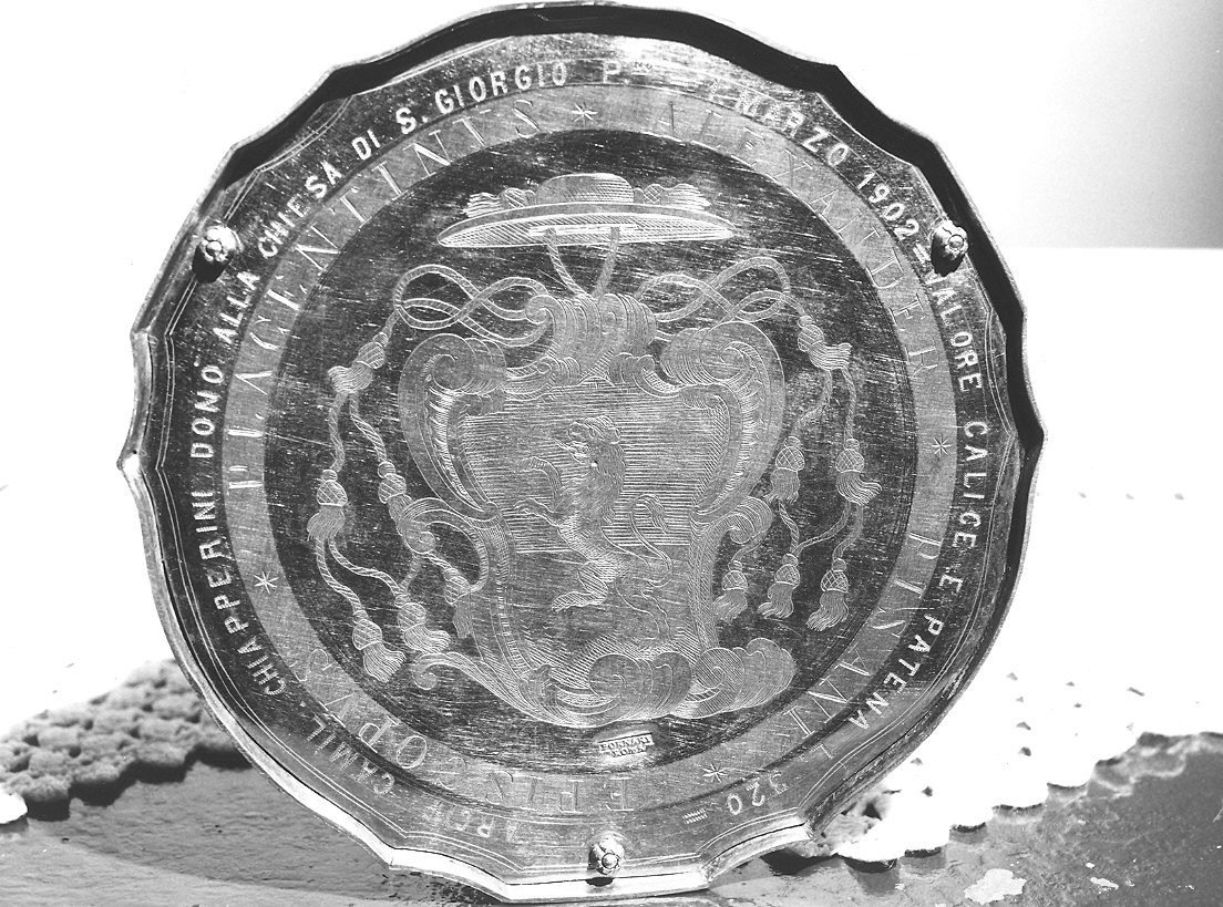 calice - produzione romana (seconda metà, inizio sec. XVIII, sec. XX)