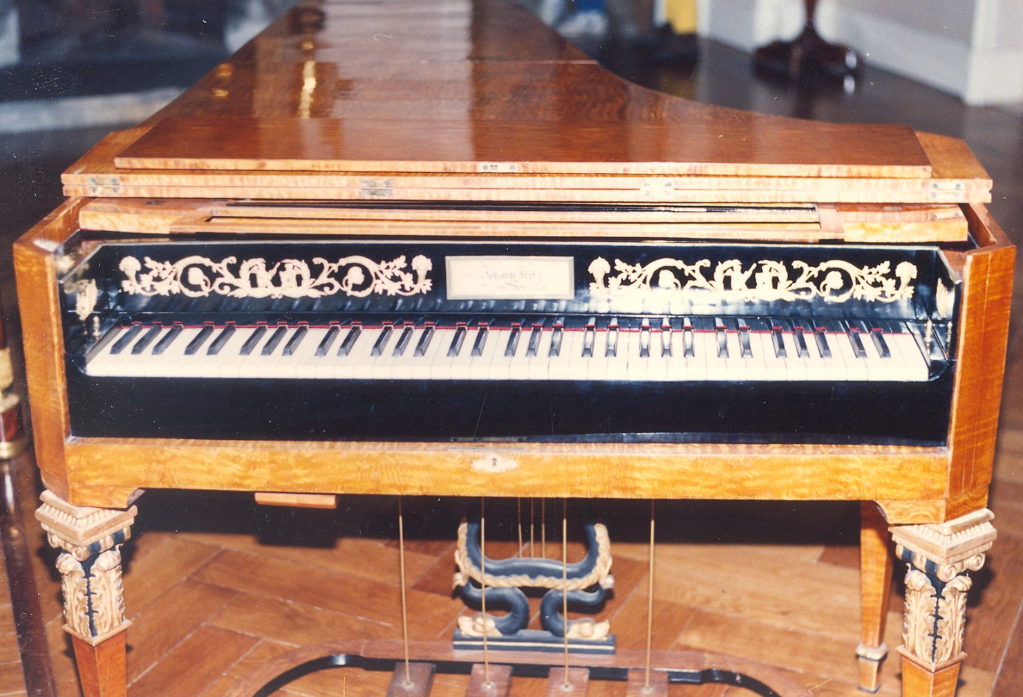 fortepiano a coda di Fritz Johann (inizio sec. XIX)