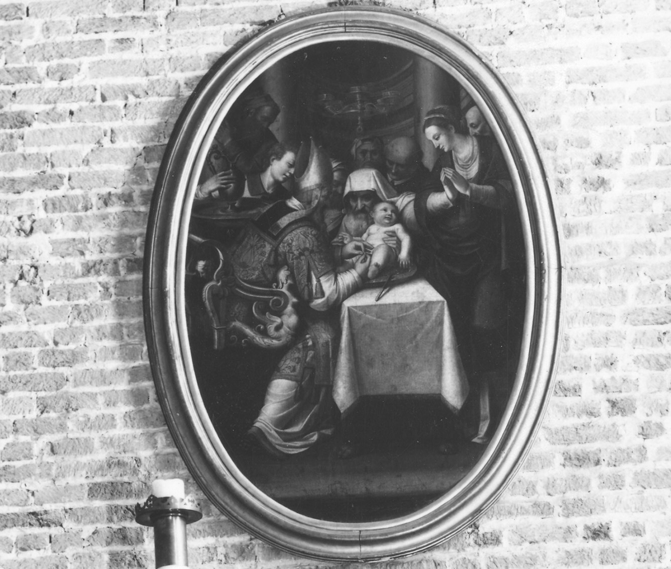 circoncisione di Gesù Bambino (dipinto) di Gatti Gervasio (fine sec. XVI)